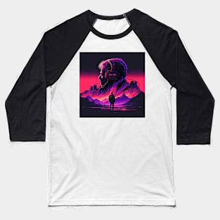 Synthwave apocalypse Baseball T-Shirt